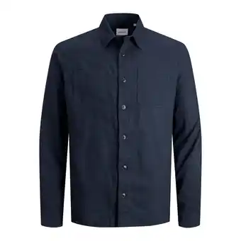 Netto Marken-Discount Jack & Jones Hemd Unifarbenes Langarmhemd LOGAN AUTUMN SOLID SHIRT mit Hemdkragen in Komfort Fit Angebot