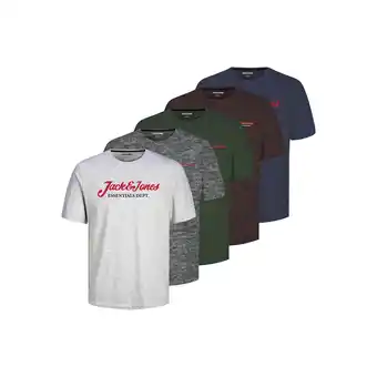 Netto Marken-Discount Jack & Jones T-Shirt Erik Kurzarmshirt 5er pack Angebot