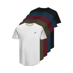 Netto Marken-Discount Jack & Jones T-Shirt BRODY TEE SS CREW NECK Kurzarmshirt 5er Pack Angebot