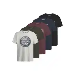 Netto Marken-Discount Jack & Jones T-Shirt Jeans Kurzarmshirt 5er pack Angebot