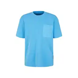 Netto Marken-Discount Tom Tailor T-Shirt Kurzarmshirt structured mit Brusttasche Angebot