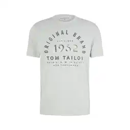 Netto Marken-Discount Tom Tailor T-Shirt Gestreiftes Kurzarmshirt mit Rundhalsausschnitt und Print Angebot