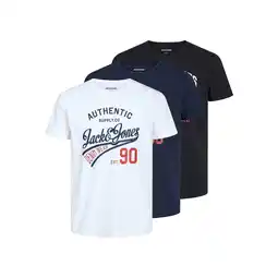 Netto Marken-Discount Jack & Jones T-Shirt ETHAN CREW NECK Kurzarmshirt 3er Pack Angebot