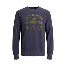 Netto Marken-Discount Jack & Jones Sweatshirt Jeans Washed Pullover ohne Kapuze Angebot