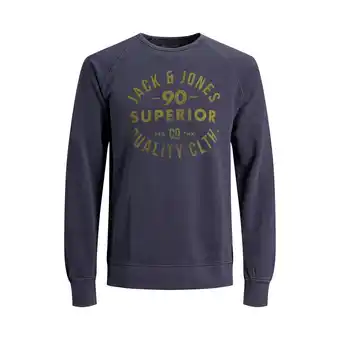 Netto Marken-Discount Jack & Jones Sweatshirt Jeans Washed Pullover ohne Kapuze Angebot