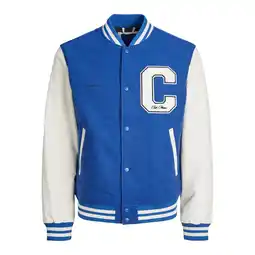 Netto Marken-Discount Jack & Jones Jacke COLLEGE Baseballjacke mit Knopfleiste, Taschen und abgesetzten Ärmeln Angebot