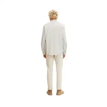 Netto Marken-Discount Tom Tailor Hemd Slim Fit Langarmhemd mit Kentkragen und Printmuster Angebot