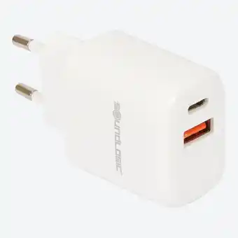 NKD Soundlogic Schnell-Ladegerät mit USB-Type-A & -C-Anschluss Angebot
