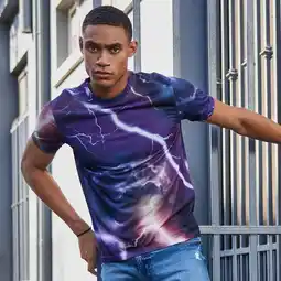 NKD Herren-T-Shirt mit Allover-Print Angebot