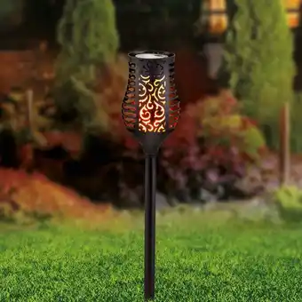 NKD Solar-Fackel mit Flammeneffekt, ca. Ø 8x48cm Angebot