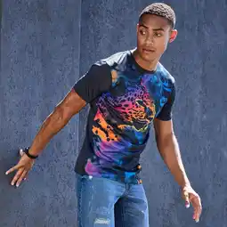 NKD Herren-T-Shirt mit Frontaufdruck Angebot
