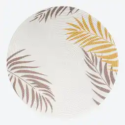 NKD Platz-Set mit Palmblatt-Motiv, Ø ca. 38cm Angebot