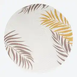 NKD Platz-Set mit Palmblatt-Motiv, Ø ca. 38cm Angebot