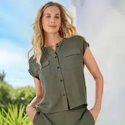 NKD Damen-Bluse mit Leinen-Anteil Angebot