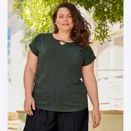 NKD Damen-T-Shirt aus Baumwolle, große Größen Angebot