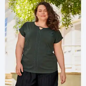 NKD Damen-T-Shirt aus Baumwolle, große Größen Angebot