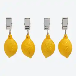NKD Tischtuchbeschwerer im Zitronen-Design, 4er-Pack Angebot