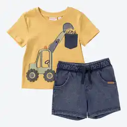 NKD Baby-Jungen-Set mit Bagger-Motiv, 2-teilig Angebot