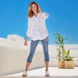 NKD Damen-Capri-Jeans mit Applikation Angebot