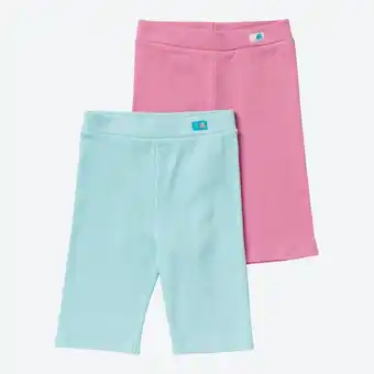 NKD Kinder-Mädchen-Radlershorts im Ripp-Design, 2er-Pack Angebot