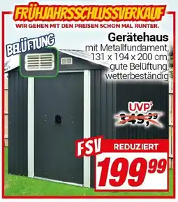 CENTERSHOP Gerätehaus Angebot