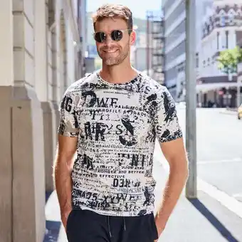 NKD Herren-T-Shirt mit Rundhalsausschnitt Angebot