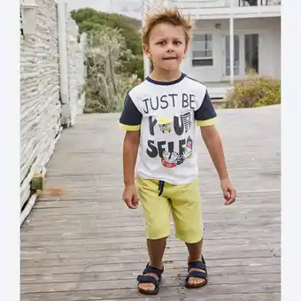 NKD Kinder-Jungen-Set mit Frontaufdruck, 2-teilig Angebot