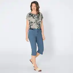 NKD Damen-Jeanscapri mit elastischem Bund Angebot