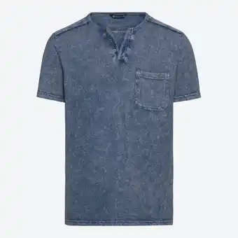NKD Herren-T-Shirt mit Henley-Kragen Angebot