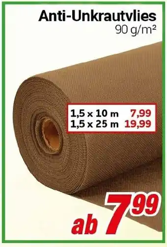 CENTERSHOP Anti-Unkrautvlies Angebot