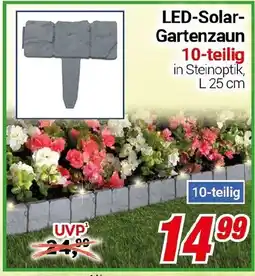 CENTERSHOP LED-Solar Gartenzaun Angebot