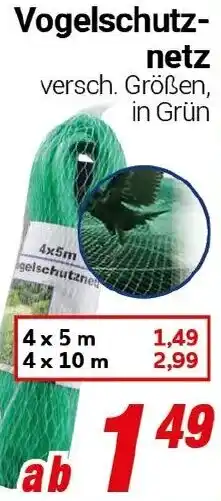 CENTERSHOP Vogelschutznetz Angebot