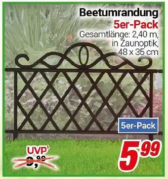 CENTERSHOP Beetumrandung Angebot