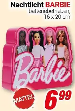 CENTERSHOP MATTEL Nachtlicht BARBIE Angebot