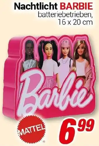 CENTERSHOP MATTEL Nachtlicht BARBIE Angebot