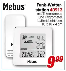 CENTERSHOP Mebus Funk-Wetterstation 40913 Angebot
