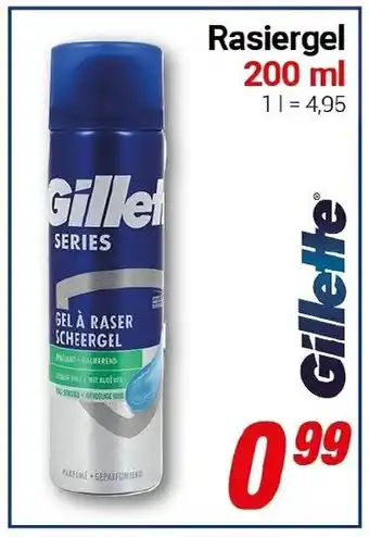 CENTERSHOP Gillette Rasiergel Angebot