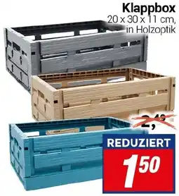 CENTERSHOP Klappbox Angebot