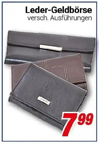 CENTERSHOP Leder-Geldbörse Angebot
