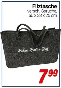 CENTERSHOP Filztasche Angebot