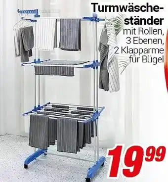 CENTERSHOP Turmwäscheständer Angebot
