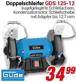 CENTERSHOP Güde Doppelschleifer GDS 125-12 Angebot
