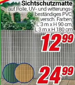 CENTERSHOP Sichtschutzmatte Angebot
