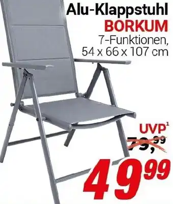 CENTERSHOP Alu-Klappstuhl BORKUM Angebot