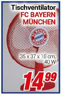 CENTERSHOP Tischventilator FC BAYERN MÜNCHEN Angebot
