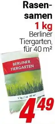 CENTERSHOP Rasensamen Angebot