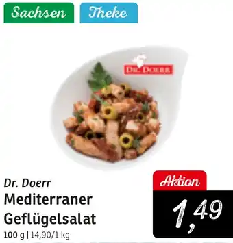 KONSUM Dr. Doerr Mediterraner Geflügelsalat Angebot