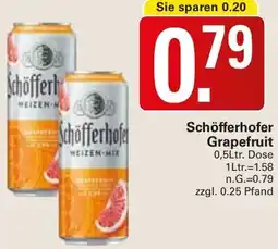 WEZ Schöfferhofer Grapefruit Angebot