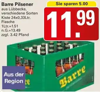 WEZ Barre Pilsener Angebot