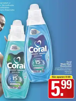 WEZ Coral Magic Wash Waschmittel Angebot